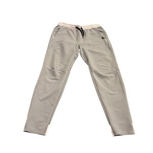 UNRL Apex Pants Mens Medium Light Gray Golf Athletic Tapered Joggers Stretch